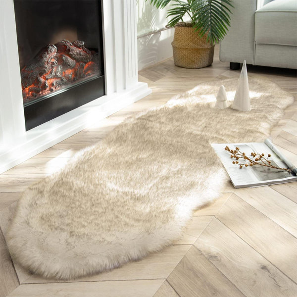 Dakota Fields Faux Fur Rug Wayfair